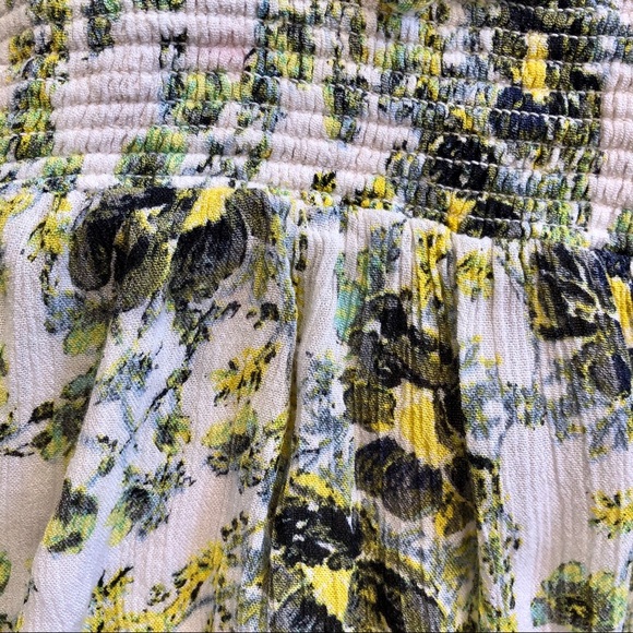 Free People Washed Ashore Green Floral Dress size XS - Picture 6 of 8